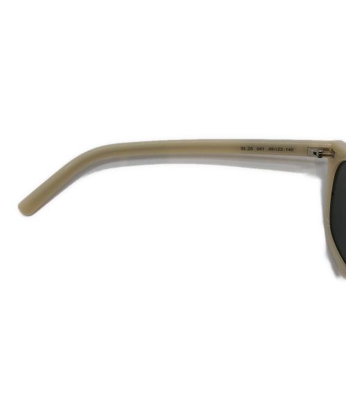 Saint Laurent Paris（サンローランパリ）Saint Laurent Paris (サンローランパリ) クラシック SL28/サングラス/アイウェア ホワイト サイズ:49▢23-140の古着・服飾アイテム