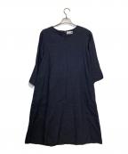 MICHEL Beaudouinミシェル ボードウイン）の古着「リネンワンピース」｜ネイビー