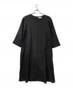 MICHEL Beaudouinミシェル ボードウイン）の古着「リネンワンピース」｜ブラック