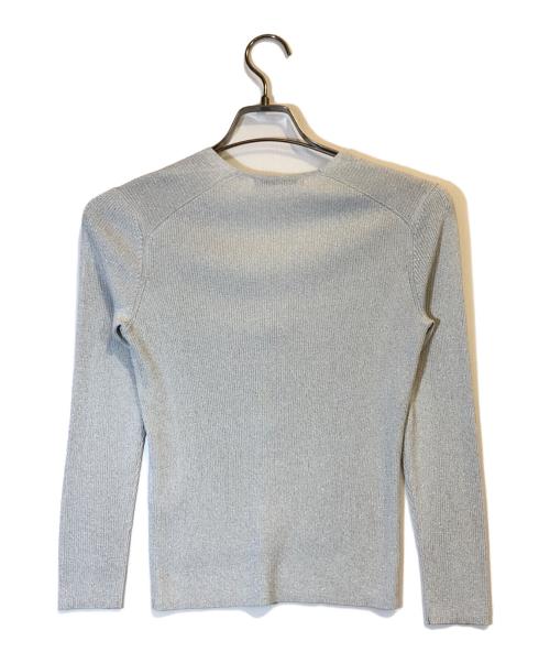 ANAYI（アナイ）ANAYI (アナイ) ラメニットカーディガン グレー サイズ:38の古着・服飾アイテム