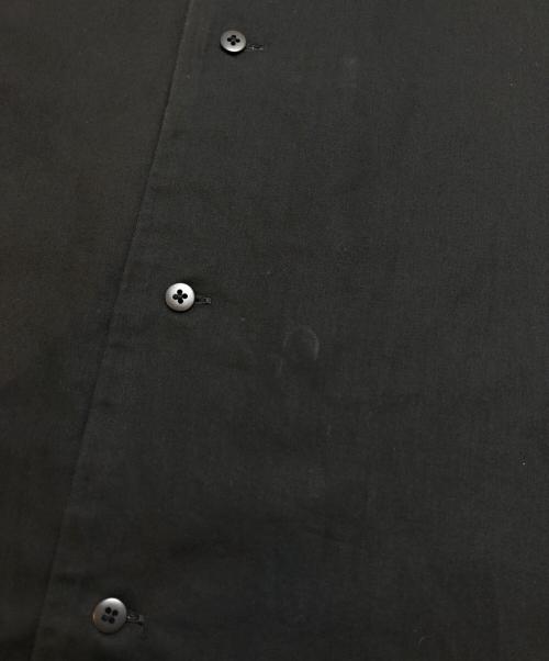 ETHOSENS（エトセンス）ETHOSENS (エトセンス) オープンカラーシャツ ブラック サイズ:表記なしの古着・服飾アイテム