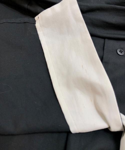 ETHOSENS（エトセンス）ETHOSENS (エトセンス) オープンカラーシャツ ブラック サイズ:表記なしの古着・服飾アイテム