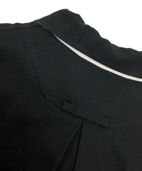 ETHOSENS（エトセンス）ETHOSENS (エトセンス) オープンカラーシャツ ブラック サイズ:表記なしの古着・服飾アイテム