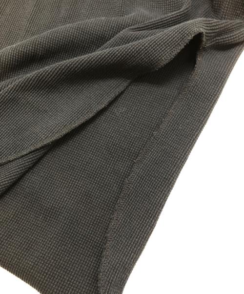 CULLNI（クルニ）CULLNI (クルニ) ハーフジップサーマルカットソー ブラック サイズ:Lの古着・服飾アイテム