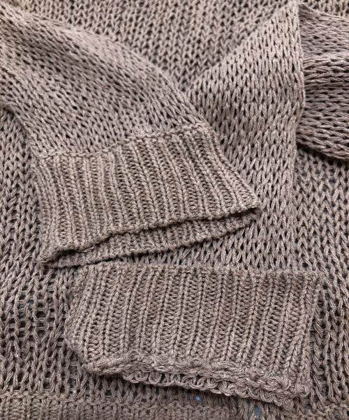 BABYLONE（バビロン）BABYLONE (バビロン) ニット ブラウン サイズ:Freeの古着・服飾アイテム