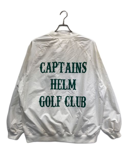 CAPTAINS HELM（キャプテンズヘルム）CAPTAINS HELM (キャプテンズヘルム) クラブナイロンプルオーバージャケット/ナイロンプルオーバー ホワイト サイズ:Lの古着・服飾アイテム
