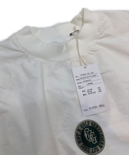 CAPTAINS HELM（キャプテンズヘルム）CAPTAINS HELM (キャプテンズヘルム) クラブナイロンプルオーバージャケット/ナイロンプルオーバー ホワイト サイズ:Lの古着・服飾アイテム