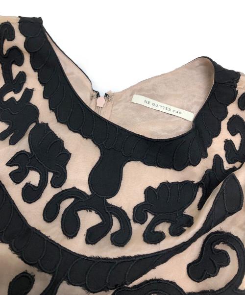 ne quittez pas（ヌキテパ）ne quittez pas (ヌキテパ) ワンピース ブラック サイズ:表記無しの古着・服飾アイテム