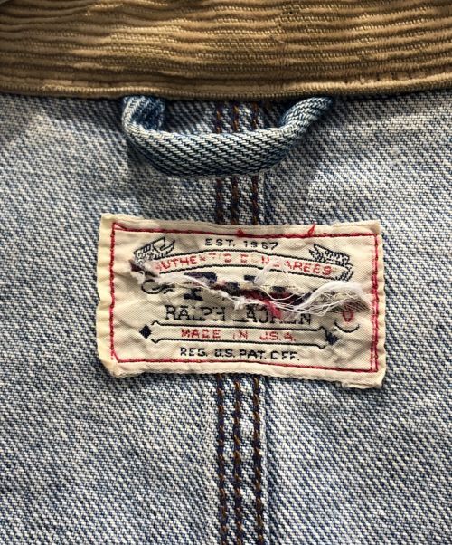 POLO RALPH LAUREN（ポロ・ラルフローレン）POLO RALPH LAUREN (ポロ・ラルフローレン) デニムジャケット インディゴ サイズ:表記なしの古着・服飾アイテム