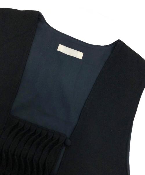 PINK HOUSE（ピンクハウス）PINK HOUSE (ピンクハウス) ロングジレ ブラック サイズ:表記なしの古着・服飾アイテム