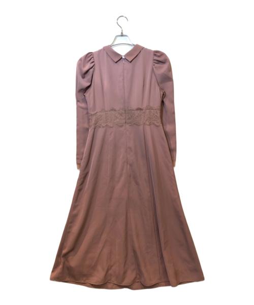 HER LIP TO（ハーリップトゥ）HER LIP TO (ハーリップトゥ) ボウタイワンピース ピンク サイズ:Mの古着・服飾アイテム