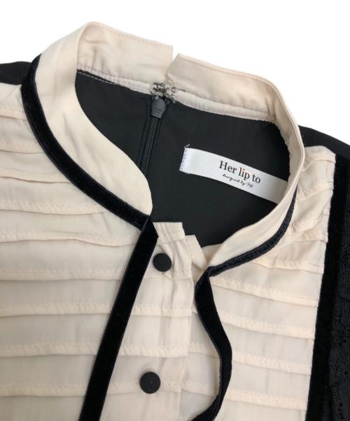 HER LIP TO（ハーリップトゥ）HER LIP TO (ハーリップトゥ) La Seine Dress ブラック サイズ:Mの古着・服飾アイテム