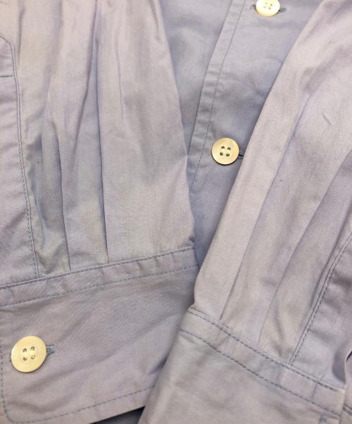 DRIES VAN NOTEN（ドリスヴァンノッテン）DRIES VAN NOTEN (ドリスヴァンノッテン) シャツジャケット ブルー サイズ:48の古着・服飾アイテム