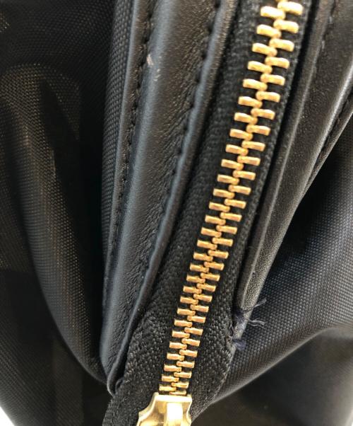 BLUE LABEL CRESTBRIDGE（ブルーレーベルクレストブリッジ）BLUE LABEL CRESTBRIDGE (ブルーレーベルクレストブリッジ) ノヴァチェック ナイロン リュック ブラック サイズ:表記なしの古着・服飾アイテム