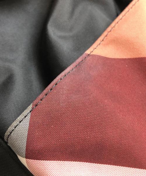 BLUE LABEL CRESTBRIDGE（ブルーレーベルクレストブリッジ）BLUE LABEL CRESTBRIDGE (ブルーレーベルクレストブリッジ) ノヴァチェック ナイロン リュック ブラック サイズ:表記なしの古着・服飾アイテム