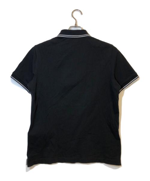 STONE ISLAND（ストーンアイランド）STONE ISLAND (ストーンアイランド) ロゴワッペンポロシャツ ブラック サイズ:Sの古着・服飾アイテム