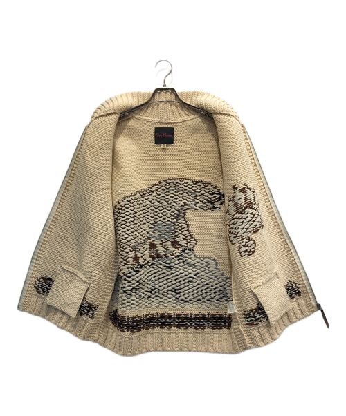 Dry Bones（ドライボーンズ）Dry bones (ドライボーンズ) カウチンニットカーディガン ベージュ サイズ:38の古着・服飾アイテム