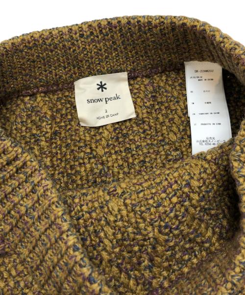 Snow peak（スノーピーク）Snow peak (スノーピーク) アルパカミックスニットスカート ブラウン サイズ:2の古着・服飾アイテム