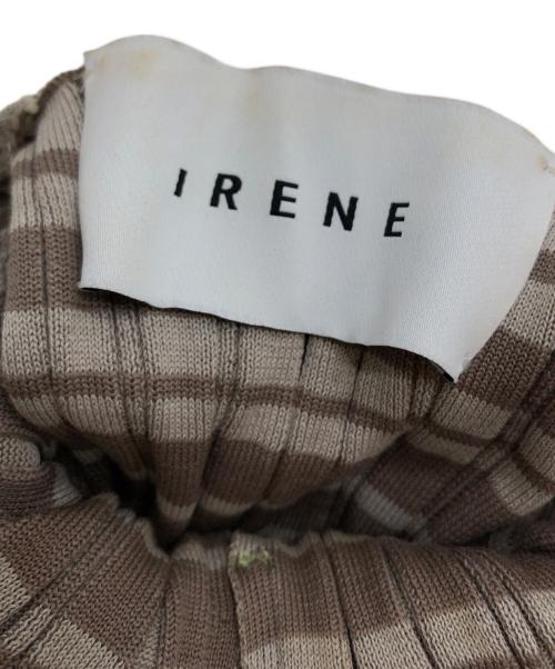 IRENE（アイレネ）IRENE (アイレネ) Mosaic Knit Long Tops ベージュ サイズ:36の古着・服飾アイテム