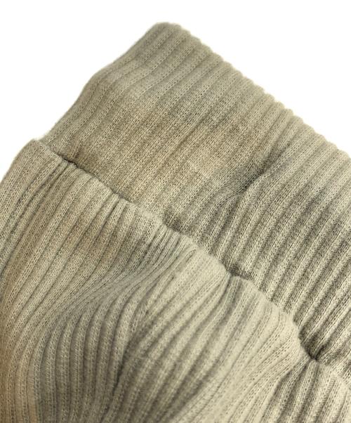 la belle etude（ラベルエチュード）la belle etude (ラベルエチュード) 裾フレアボリュームレギンスリブパンツチュール オリーブ サイズ:1の古着・服飾アイテム