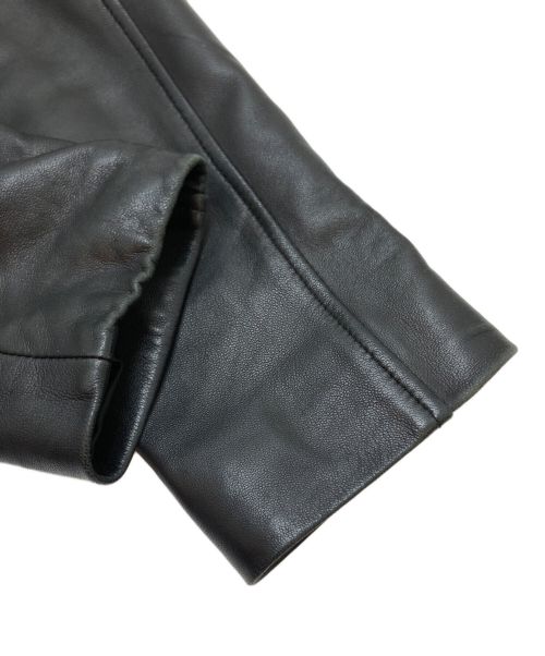 upper hights（アッパーハイツ）upper hights (アッパーハイツ) レザーライダースジャケット ブラック サイズ:Ｓの古着・服飾アイテム