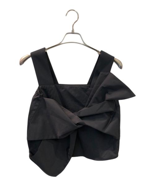 Gypsohila（ジプソフィア）Gypsohila (ジプソフィア) Croissant Bustier/クロスビスチェ ブラック サイズ:36の古着・服飾アイテム