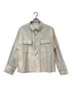 Audrey and John Wadオードリーアンドジョンワッド）の古着「BDU TYPE シャツブルゾン」｜アイボリー