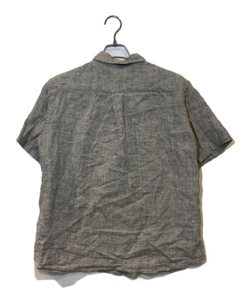 confect（コンフェクト）confect (コンフェクト) リネン半袖シャツ グレー サイズ:3の古着・服飾アイテム