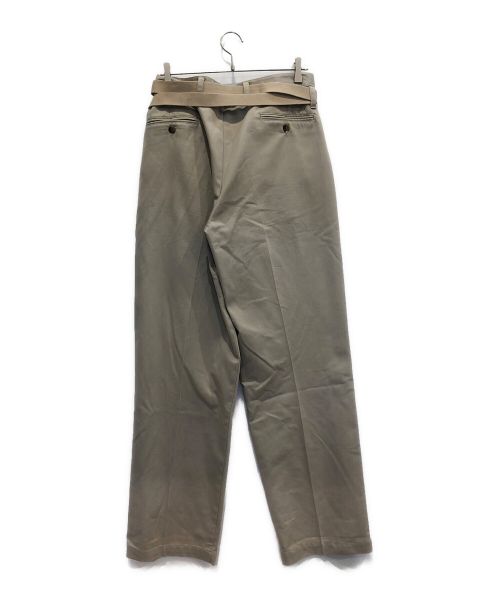 MAISON EUREKA（メゾンエウレカ）MAISON EUREKA (メゾンエウレカ) ヴィンテージリワークパンツ ベージュ サイズ:Mの古着・服飾アイテム