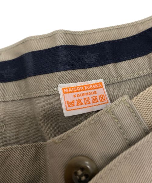 MAISON EUREKA（メゾンエウレカ）MAISON EUREKA (メゾンエウレカ) ヴィンテージリワークパンツ ベージュ サイズ:Mの古着・服飾アイテム