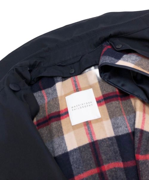 MACKINTOSH PHILOSOPHY（マッキントッシュ フィロソフィー）MACKINTOSH PHILOSOPHY (マッキントッシュフィロソフィー) ライナー付コート ネイビー サイズ:38の古着・服飾アイテム