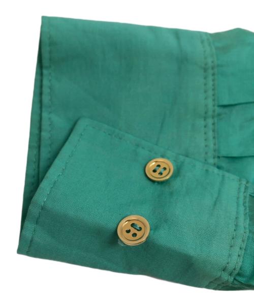 La boutique BonBon（ラブティックボンボン）La boutique BonBon (ラブティックボンボン) シアーシャツ グリーン サイズ:Fの古着・服飾アイテム