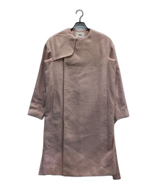 furfur（ファーファー）furfur (ファーファー) ノーカラーコート ピンク サイズ:FREE 未使用品の古着・服飾アイテム