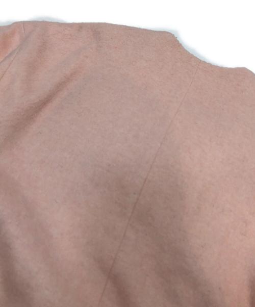 furfur（ファーファー）furfur (ファーファー) ノーカラーコート ピンク サイズ:FREE 未使用品の古着・服飾アイテム