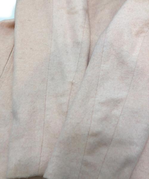 furfur（ファーファー）furfur (ファーファー) ノーカラーコート ピンク サイズ:FREE 未使用品の古着・服飾アイテム