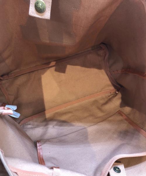 KARL HELMUT（カールヘルム）KARL HELMUT (カールヘルム) Kロゴサガラワッペン付きトートバッグ ピンク サイズ:表記なしの古着・服飾アイテム