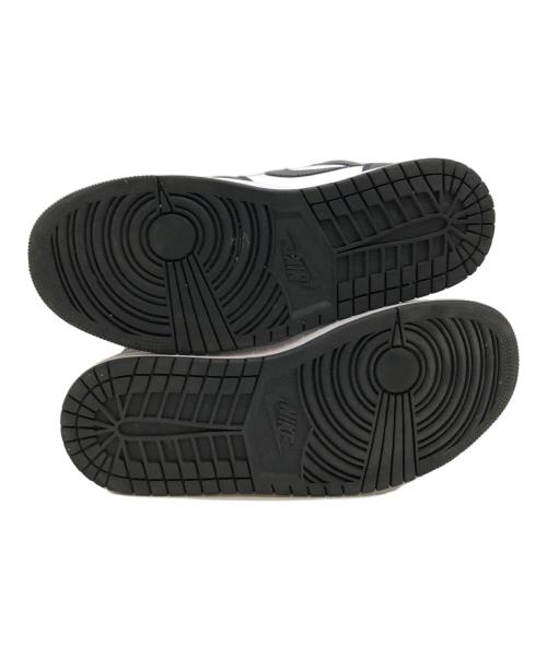 NIKE（ナイキ）NIKE (ナイキ) WMNS AIR JORDAN 1 MID WHITE/BLACK-WHITE ブラック サイズ:US10/UK7.5/EUR42/27cmの古着・服飾アイテム