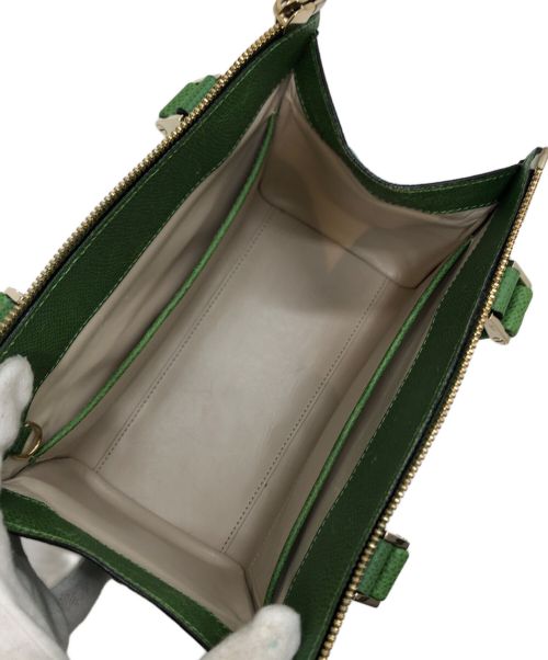 Valextra（ヴァレクストラ）Valextra (ヴァレクストラ) ハンドバッグ グリーン サイズ:表記なしの古着・服飾アイテム