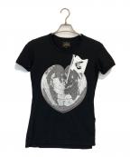 Vivienne Westwood ANGLOMANIAヴィヴィアンウエストウッドアングロマニア）の古着「プリントTシャツ」｜ブラック