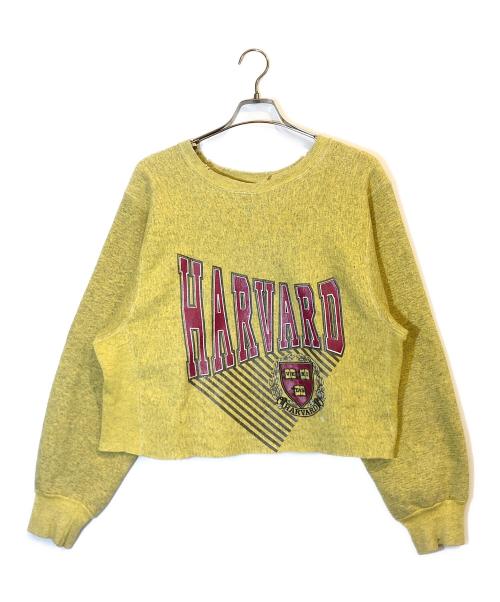 Hanes（ヘインズ）Hanes (ヘインズ) プリントスウェット イエロー サイズ:Lの古着・服飾アイテム