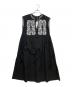 ne quittez pas（ヌキテパ）の古着「コットンボイル刺繍タッセルワンピース」｜ブラック