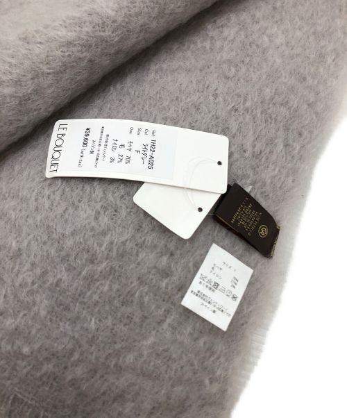 LE BOUQUET（ル ブーケ）LE BOUQUET (ル ブーケ) モヘア×ウールチャンキーストール グレー サイズ:F 未使用品の古着・服飾アイテム