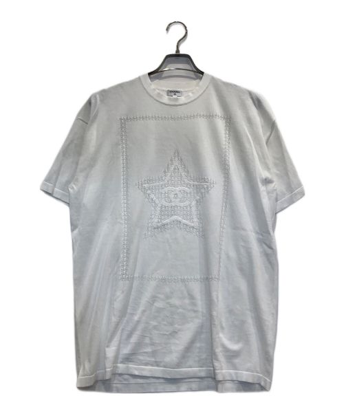 CHANEL（シャネル）CHANEL (シャネル) オーバーサイズTシャツ ホワイト サイズ:36の古着・服飾アイテム