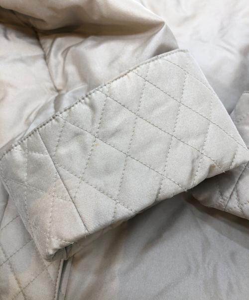 BALMAIN（バルマン）BALMAIN (バルマン) シルク中綿ジャケット ベージュ サイズ:9ARの古着・服飾アイテム