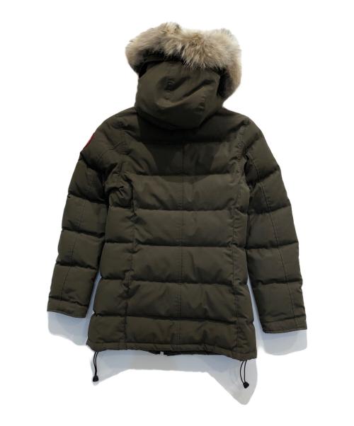 CANADA GOOSE（カナダグース）CANADA GOOSE (カナダグース) BELLEVILLE/ベルヴィル/ダウンジャケット グリーン サイズ:Sの古着・服飾アイテム
