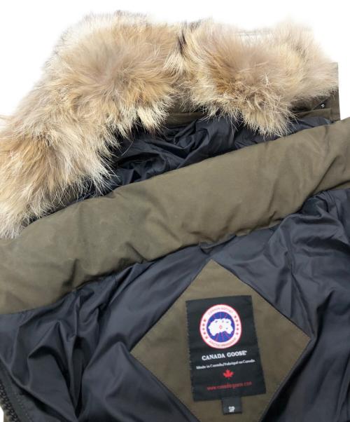 CANADA GOOSE（カナダグース）CANADA GOOSE (カナダグース) BELLEVILLE/ベルヴィル/ダウンジャケット グリーン サイズ:Sの古着・服飾アイテム