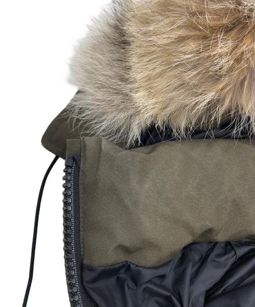 CANADA GOOSE（カナダグース）CANADA GOOSE (カナダグース) BELLEVILLE/ベルヴィル/ダウンジャケット グリーン サイズ:Sの古着・服飾アイテム