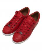 COACH×DISNEYコーチ×ディズニー）の古着「コラボローカットスニーカー」｜レッド