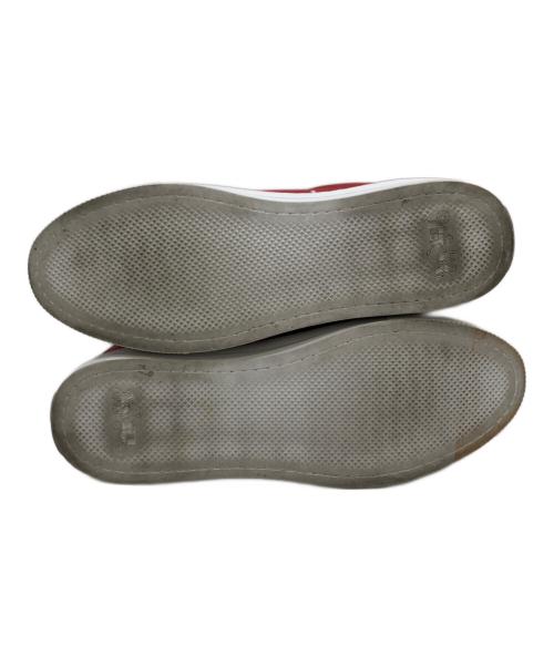 COACH（コーチ）COACH (コーチ) DISNEY (ディズニー) コラボローカットスニーカー レッド サイズ:23.5ＣＭの古着・服飾アイテム