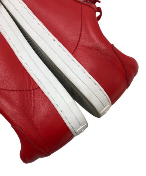 COACH（コーチ）COACH (コーチ) DISNEY (ディズニー) コラボローカットスニーカー レッド サイズ:23.5ＣＭの古着・服飾アイテム